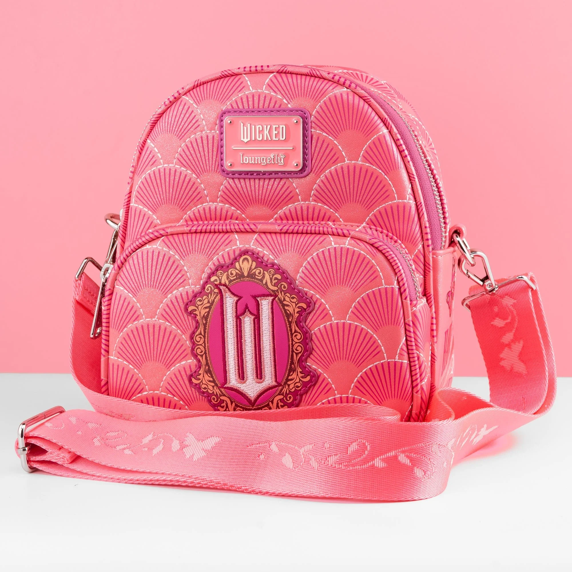 Loungefly x Wicked Glinda Pink Convertible Mini Backpack - Image 2