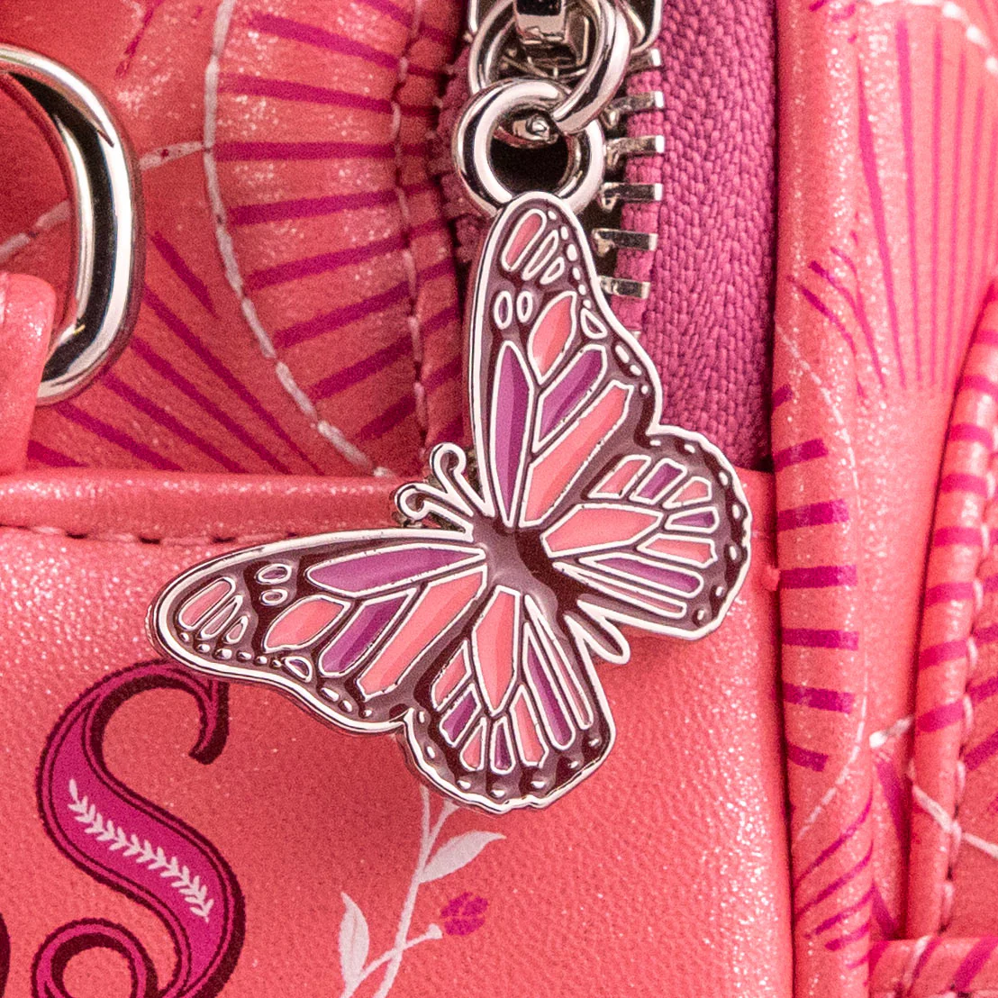 Loungefly x Wicked Glinda Pink Convertible Mini Backpack - Image 8