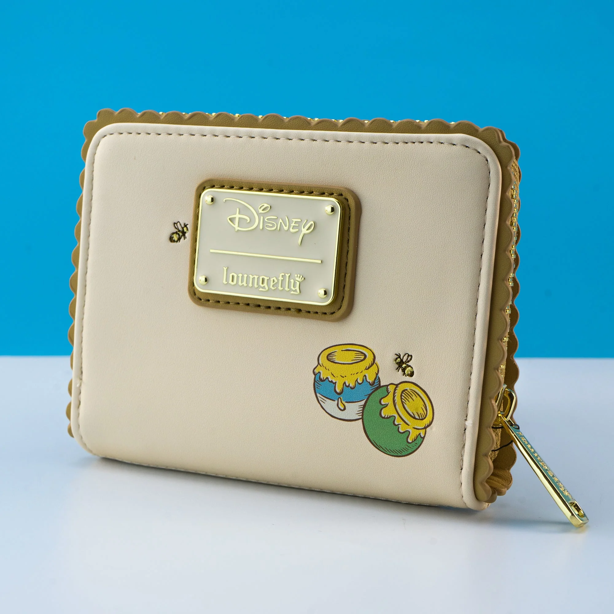 Loungefly x Winnie the Pooh Pastel Flowers Zip Around Purse - Image 2