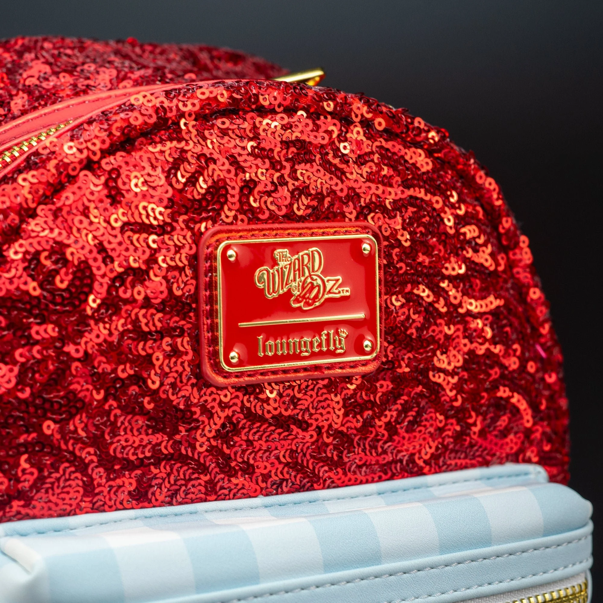 Loungefly x Wizard of Oz Ruby Slippers Sequin Mini Backpack - Image 2