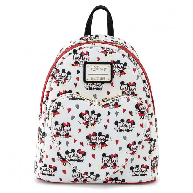 Loungefly x Disney Mickey and Minnie Mouse Heart Backpack - Image 2