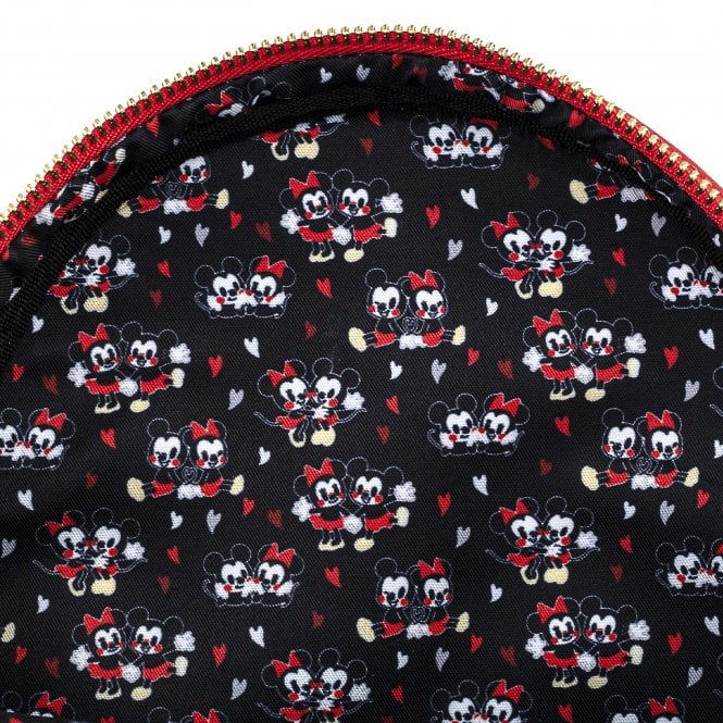 Loungefly x Disney Mickey and Minnie Mouse Heart Backpack - Image 3