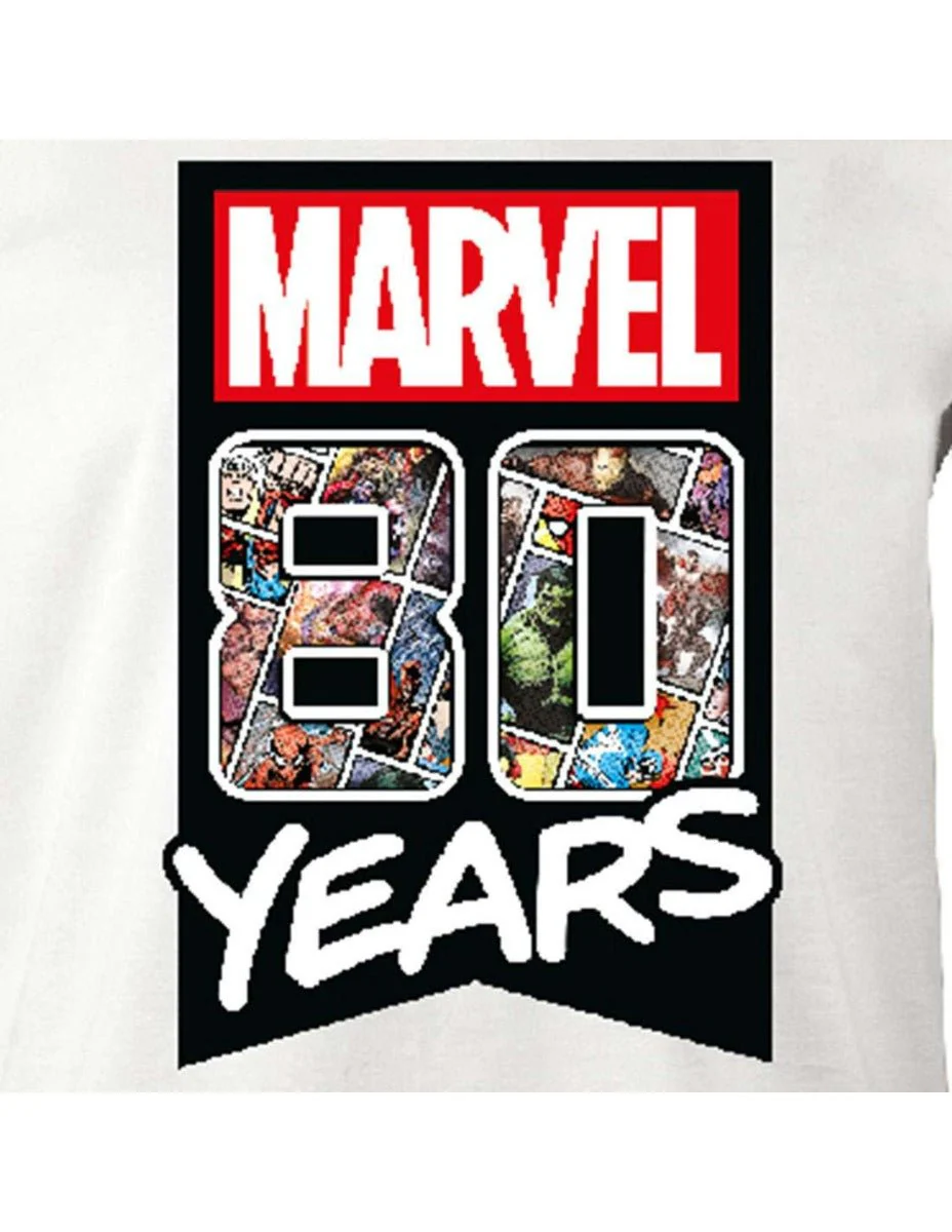 Marvel 80th Anniversary T-Shirt - Image 2