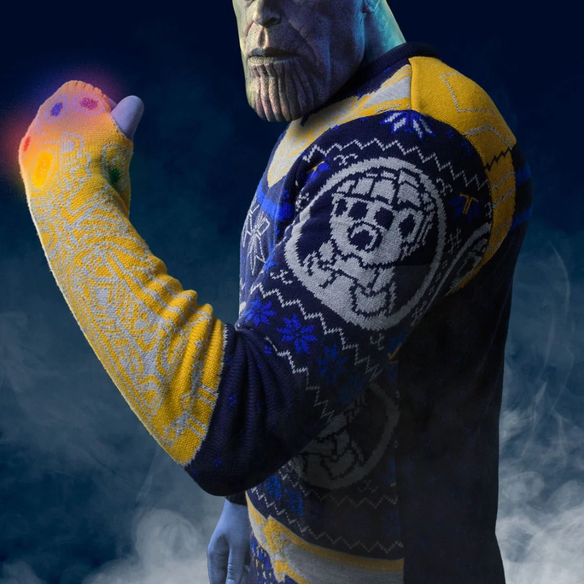 Marvel Avengers Thanos Knitted Christmas Jumper / Sweater - Image 3