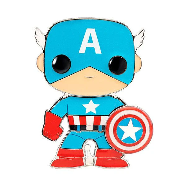 Marvel Captain America Funko POP! Pin - Image 2
