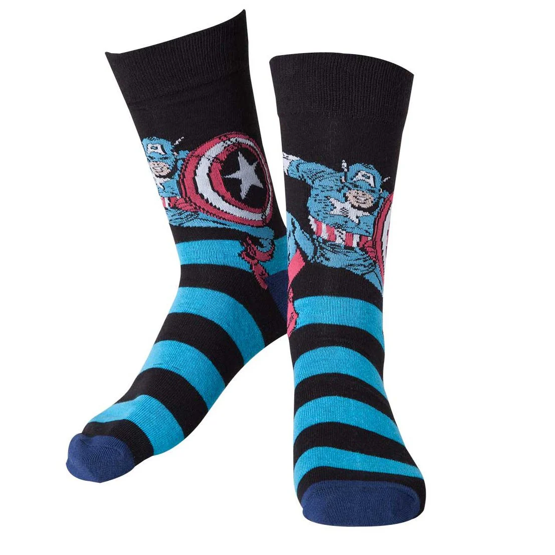 Marvel Captain America Striped Socks - Image 3