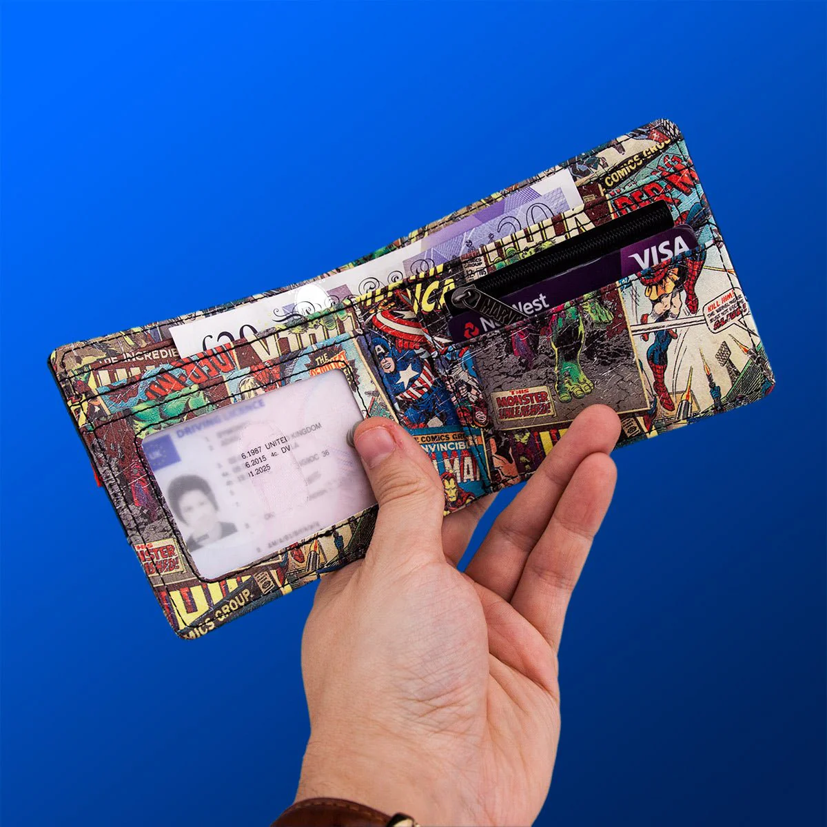 Marvel Comic Strip Wallet - Image 3