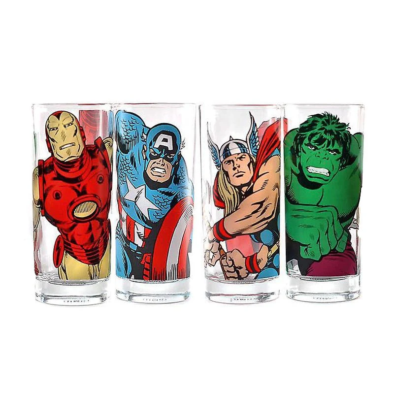 Marvel Comics Glasses Set (Set of 4) - Image 2