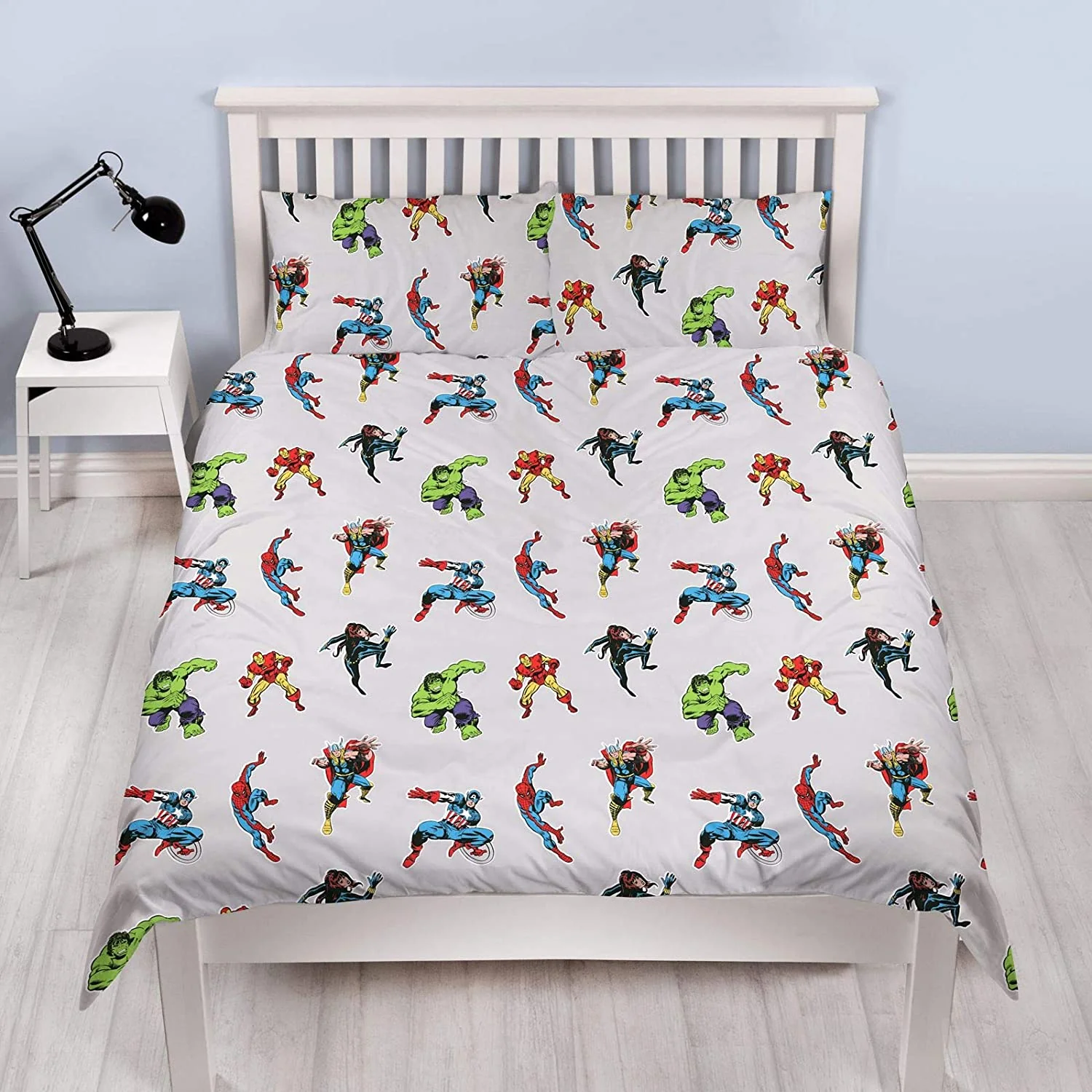 Marvel Comics Reversible Double Duvet Cover Bedding Set - Image 2