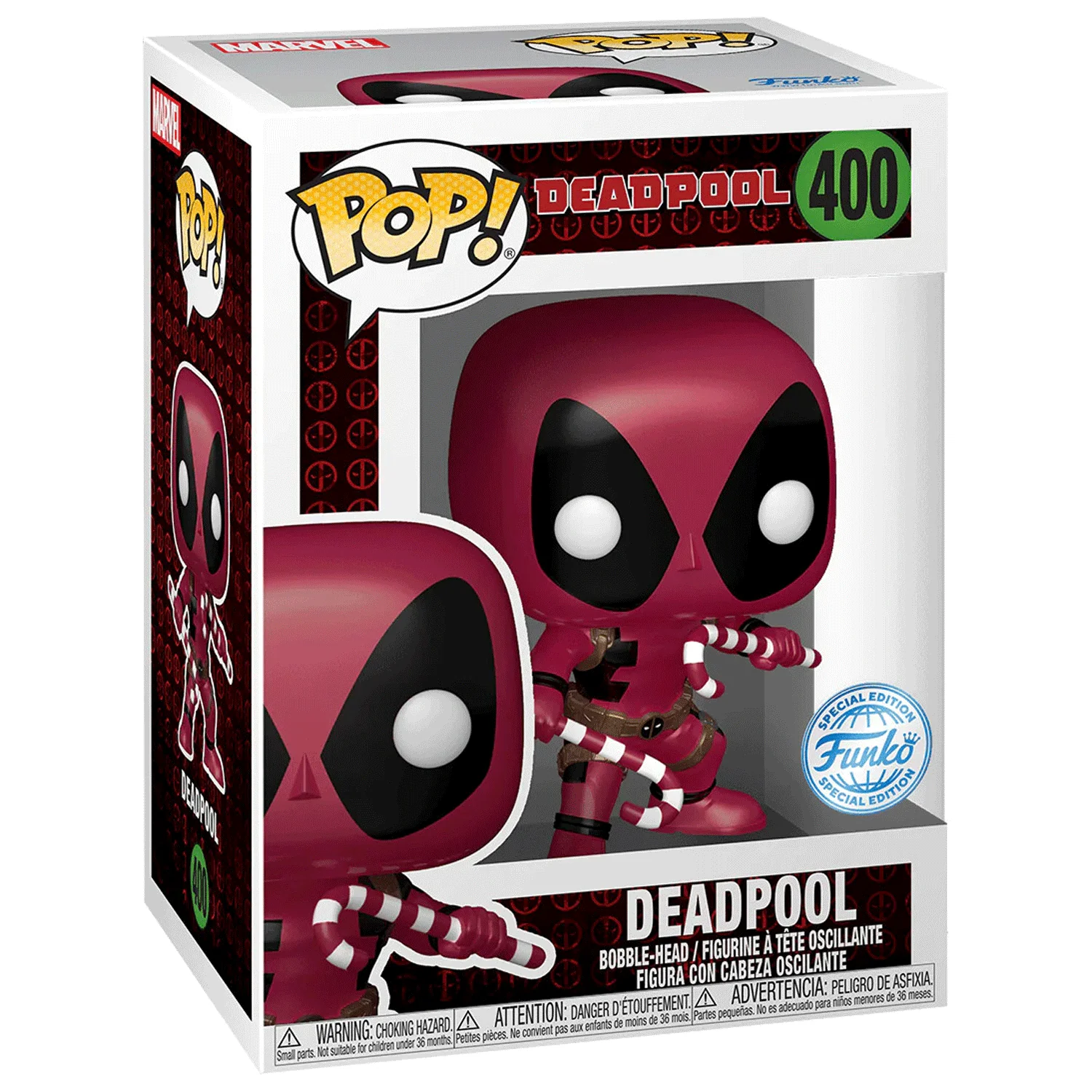 Marvel Deadpool Holiday Pop! Vinyl and Tee Set - Image 5