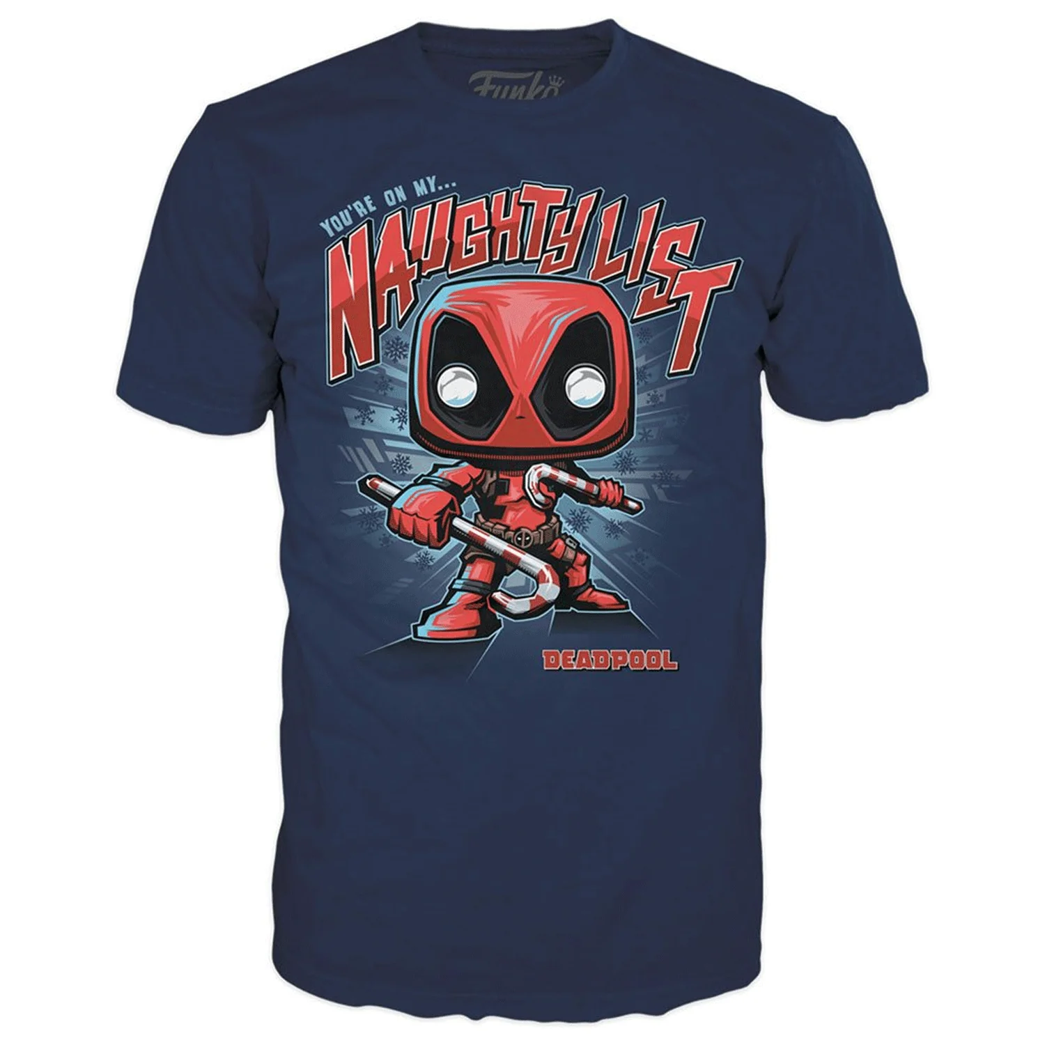 Marvel Deadpool Holiday Pop! Vinyl and Tee Set - Image 6