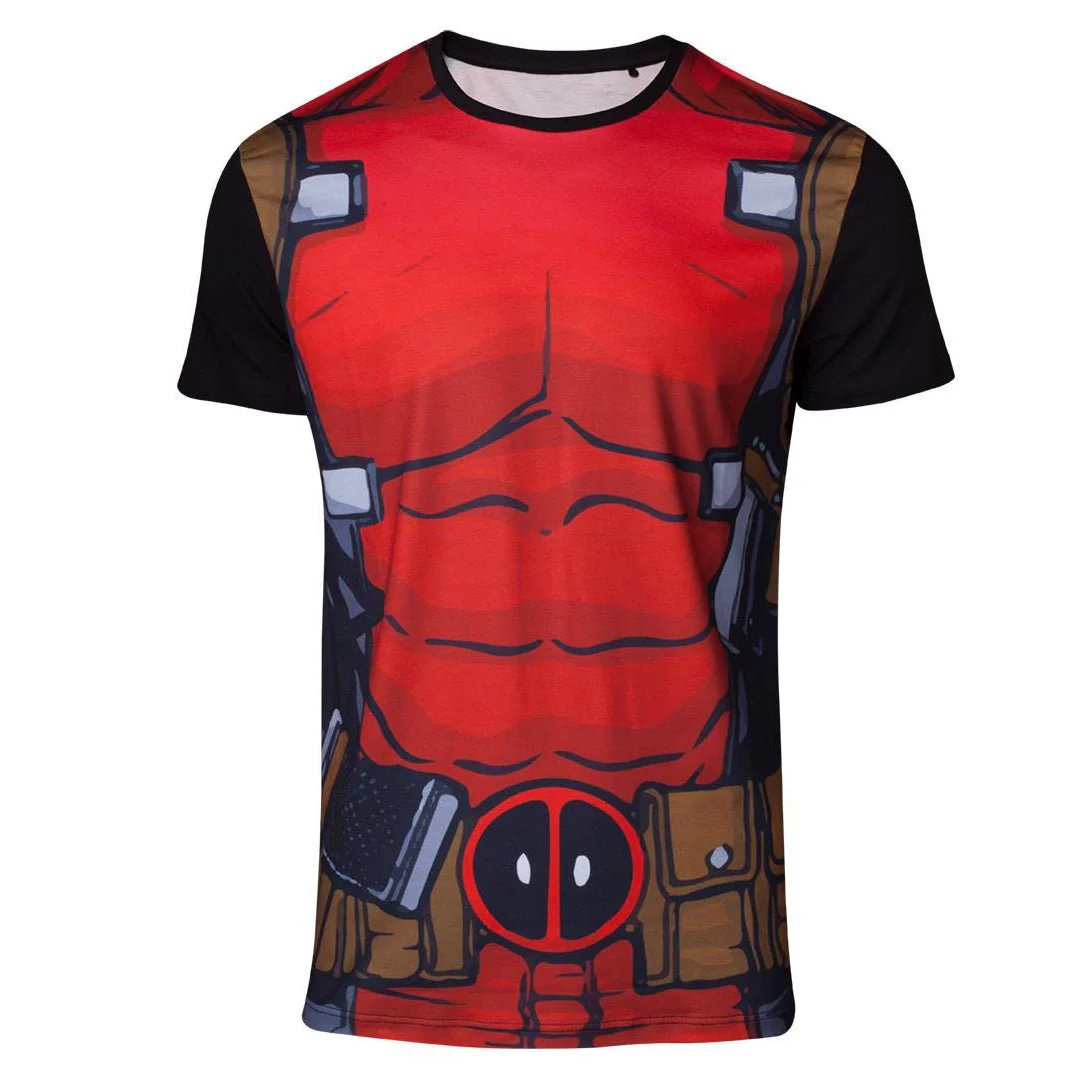 Marvel Deadpool Suit Sublimated T-Shirt - Image 6
