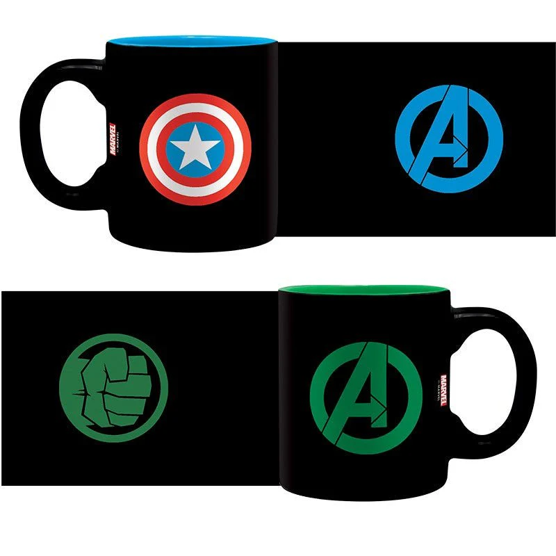 Marvel Espresso Mug Set - Captain America & Hulk - Image 2