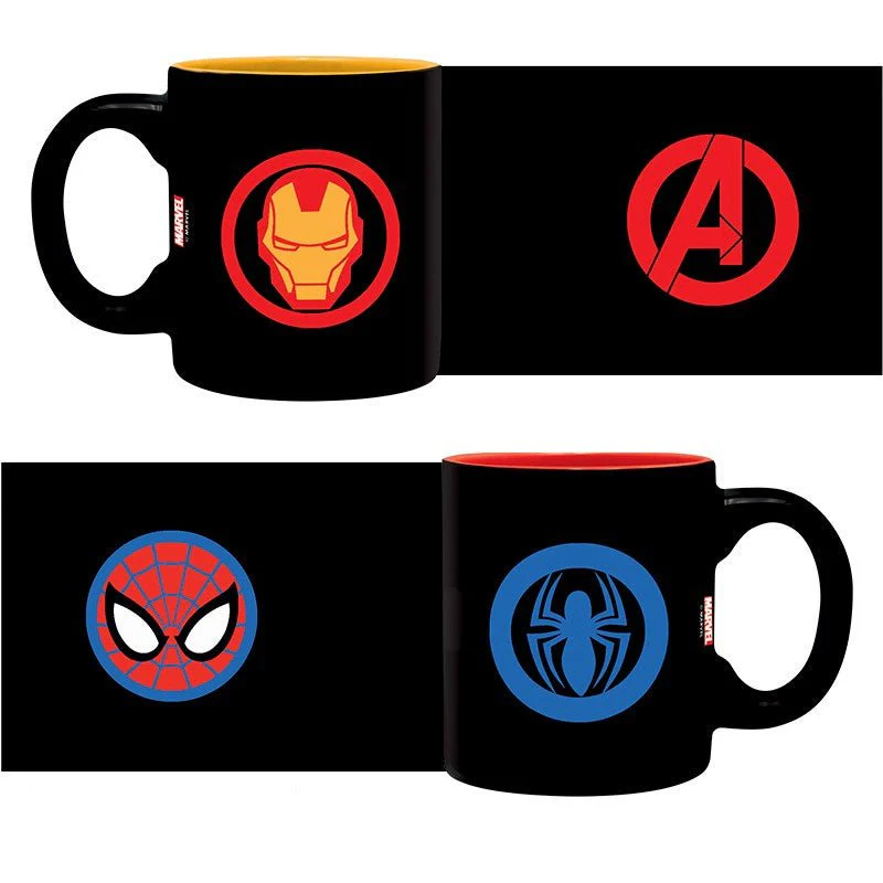 Marvel Espresso Mug Set - Iron Man & Spider-Man - Image 2