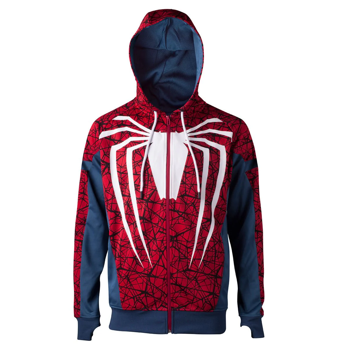 Marvel PS4 Spider-Man White Spider Costume Hoodie - Image 4