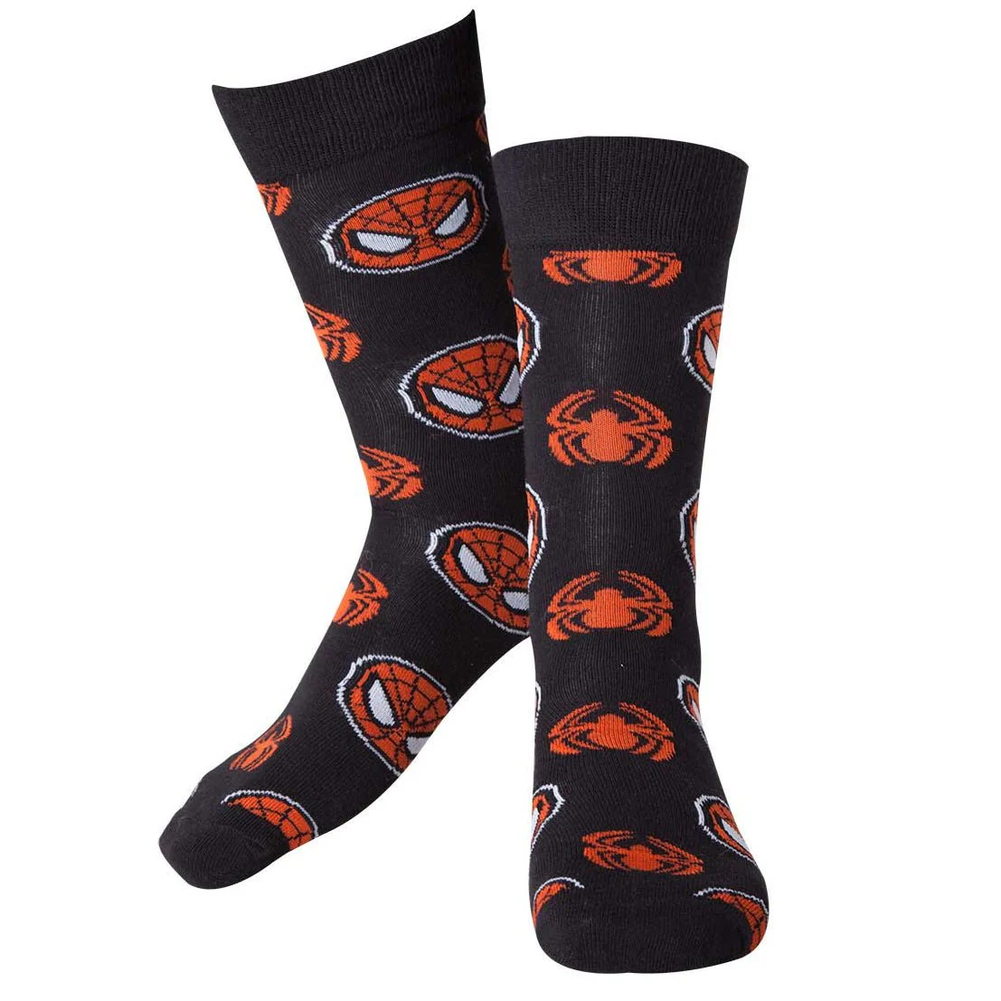 Marvel Spider-Man Mask and Logo Socks - Image 2