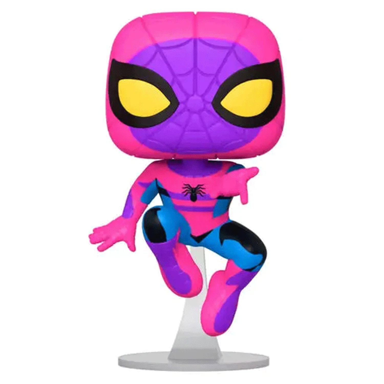 Marvel Spiderman Blacklight Pop! Vinyl and Tee Set - Image 4
