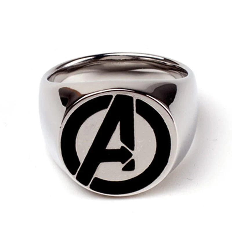 Marvel The Avengers - Avengers Logo Metal Signet Ring - Image 3