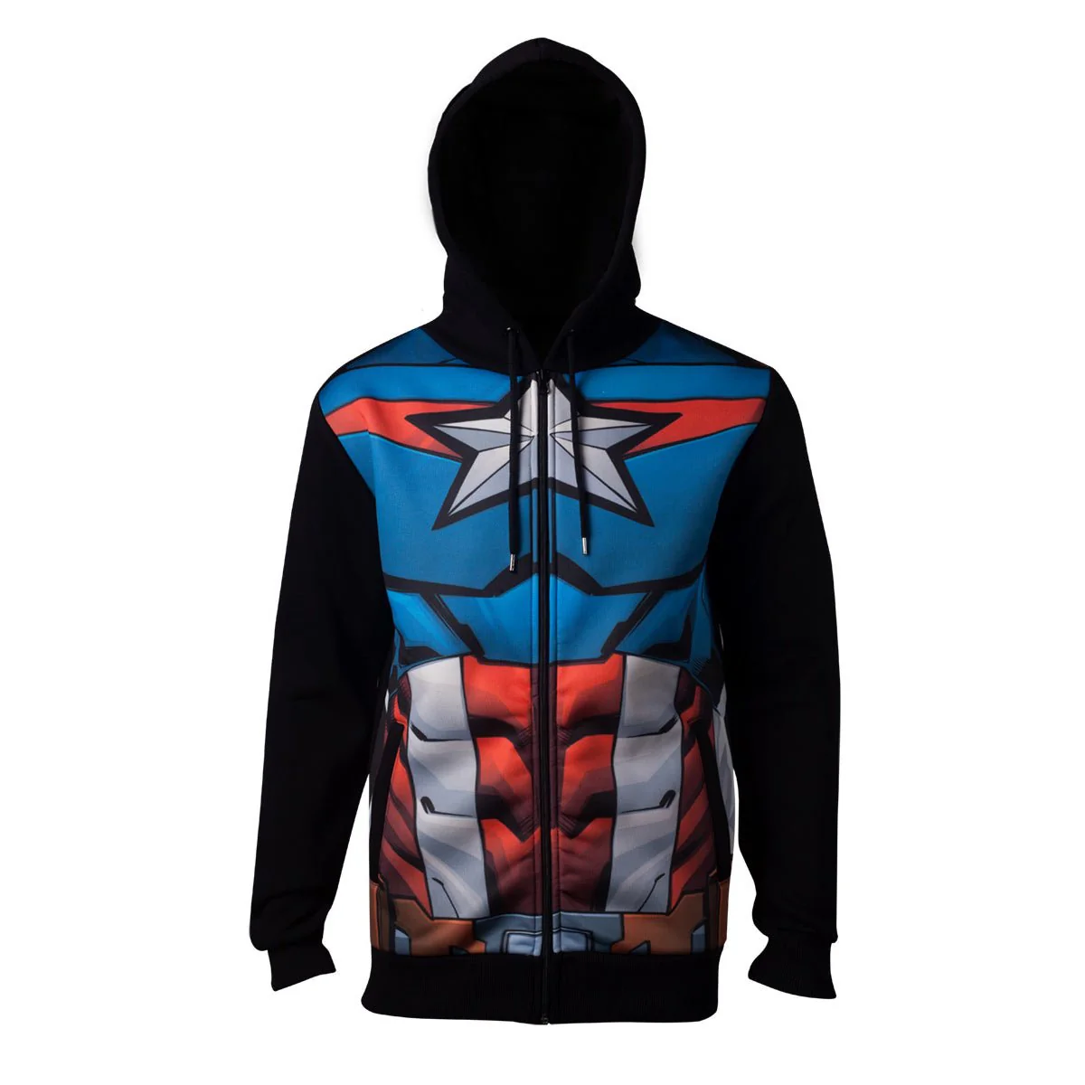 Marvel The Avengers Captain America Sublimated Hoodie - Image 3