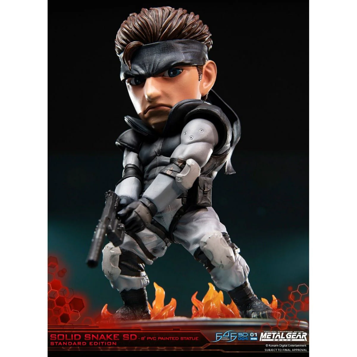Metal Gear Solid - Solid Snake PVC Painted Statue - Image 2
