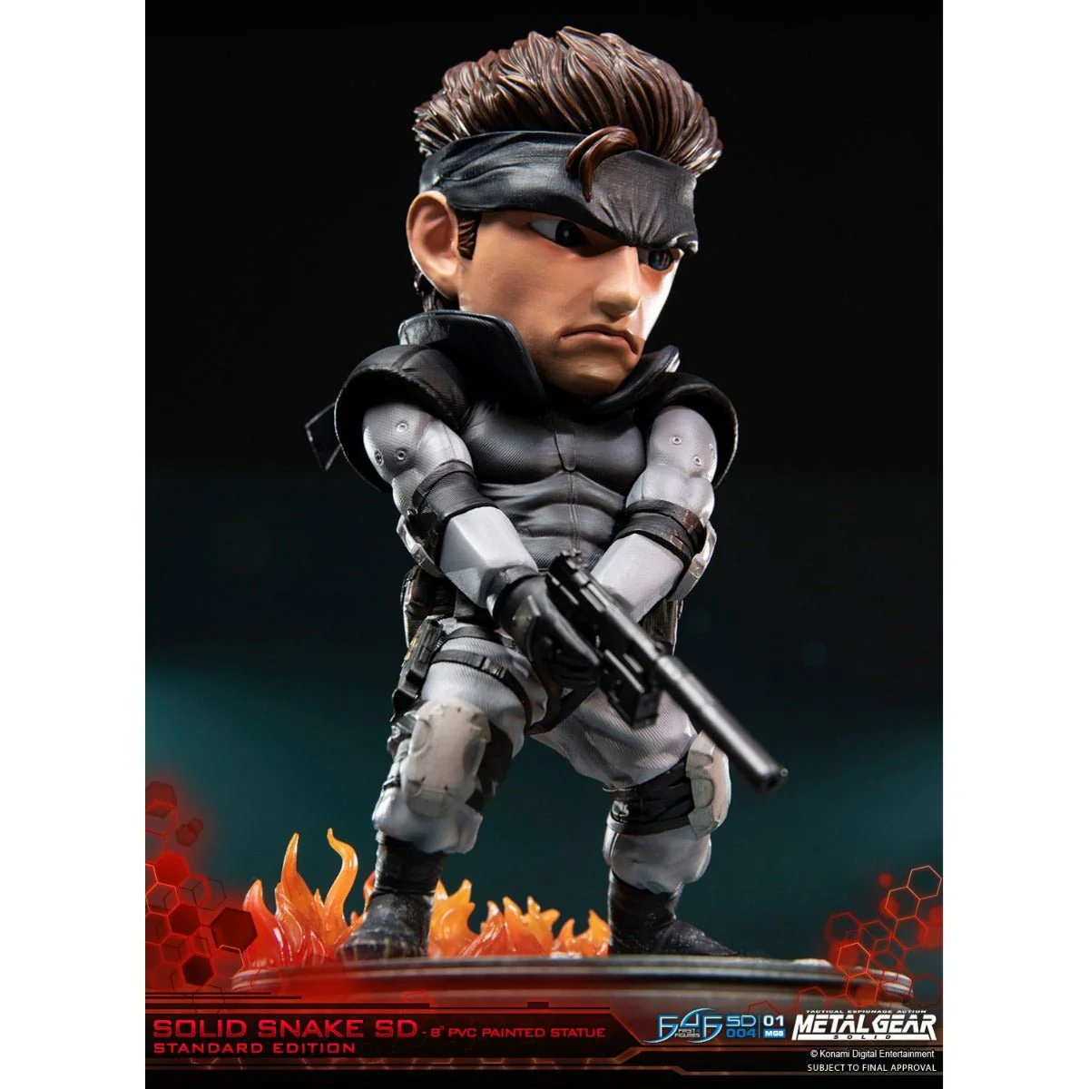 Metal Gear Solid - Solid Snake PVC Painted Statue - Image 4