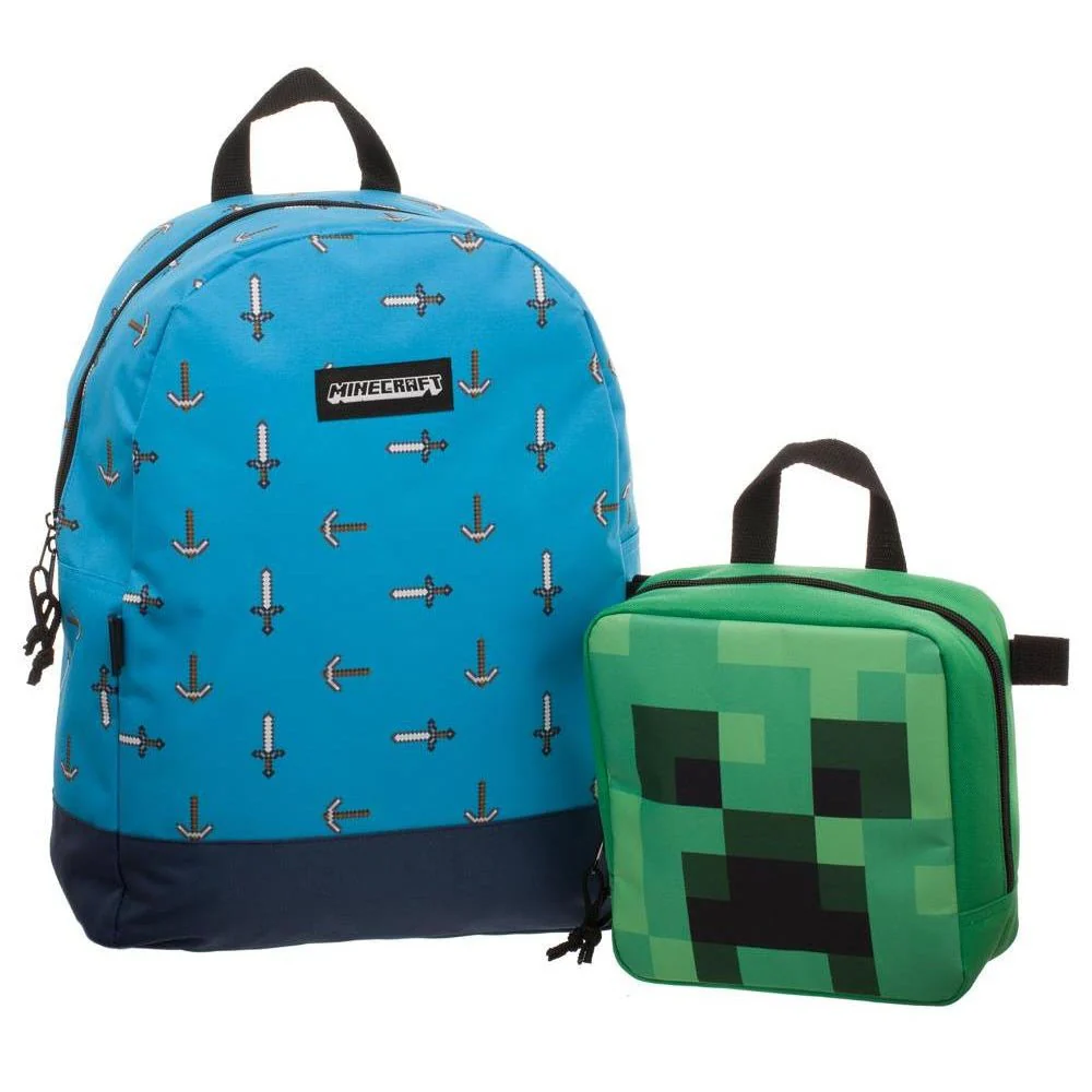 Minecraft Backpack w/ Detachable Lunchbox - Image 4