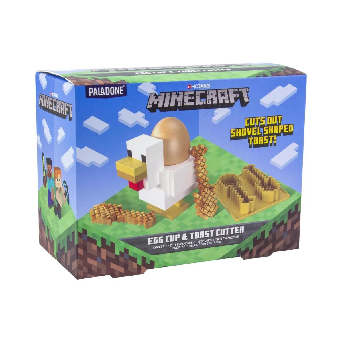 Minecraft Chicken Egg Cup And Toast Cutter - Image 2