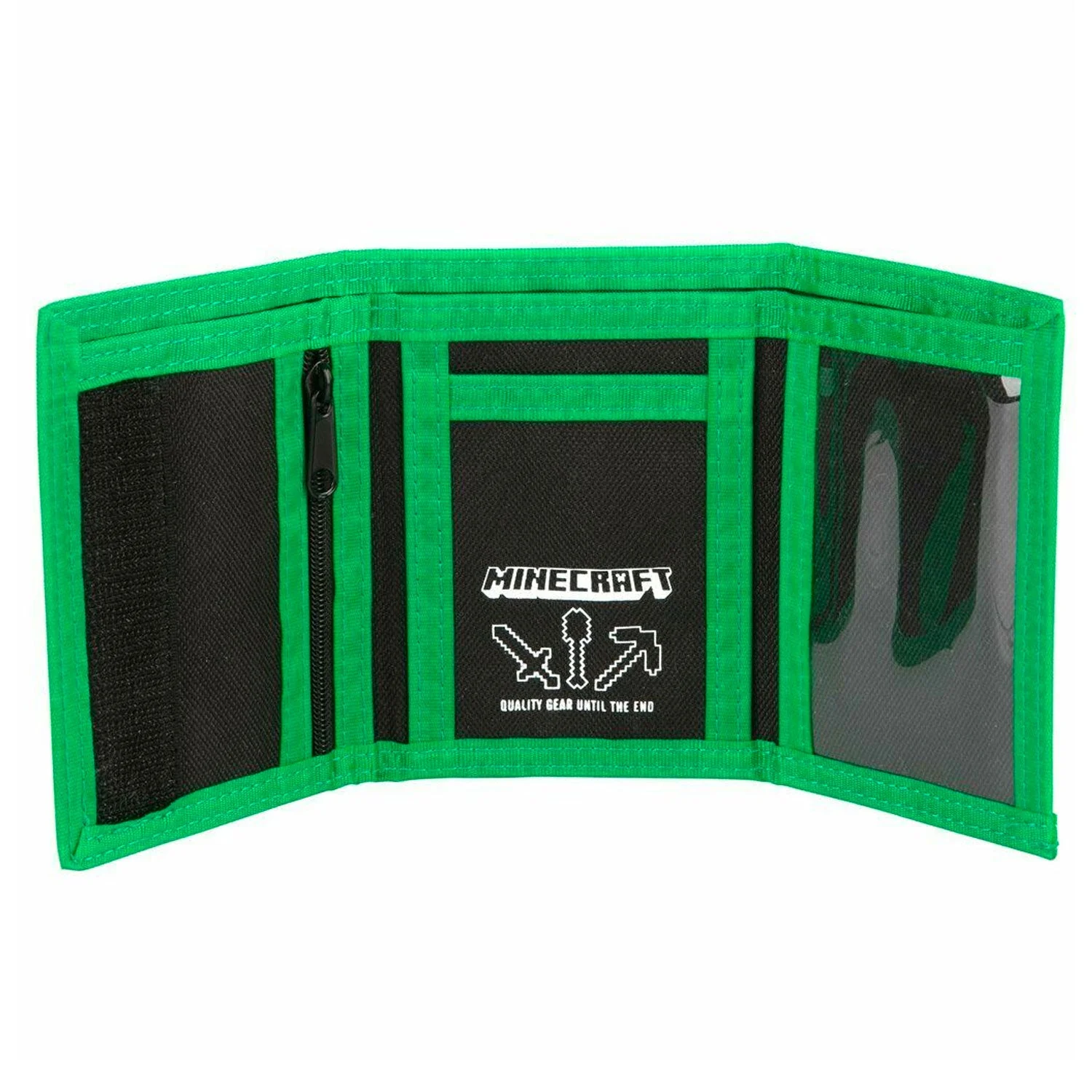 Minecraft Creeper Crowd Trifold Wallet - Image 2