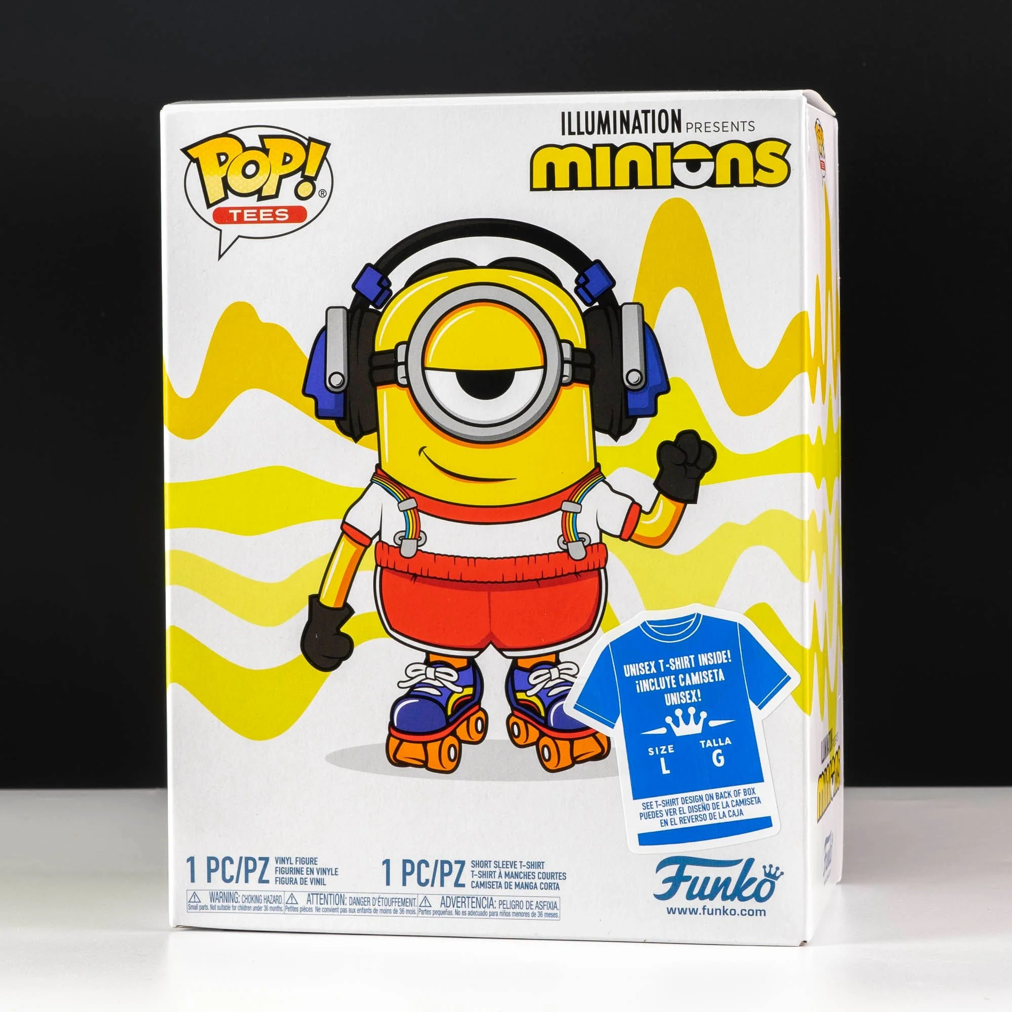 Minions 2 Skater Stuart Pop! Vinyl and Tee Set - Image 2