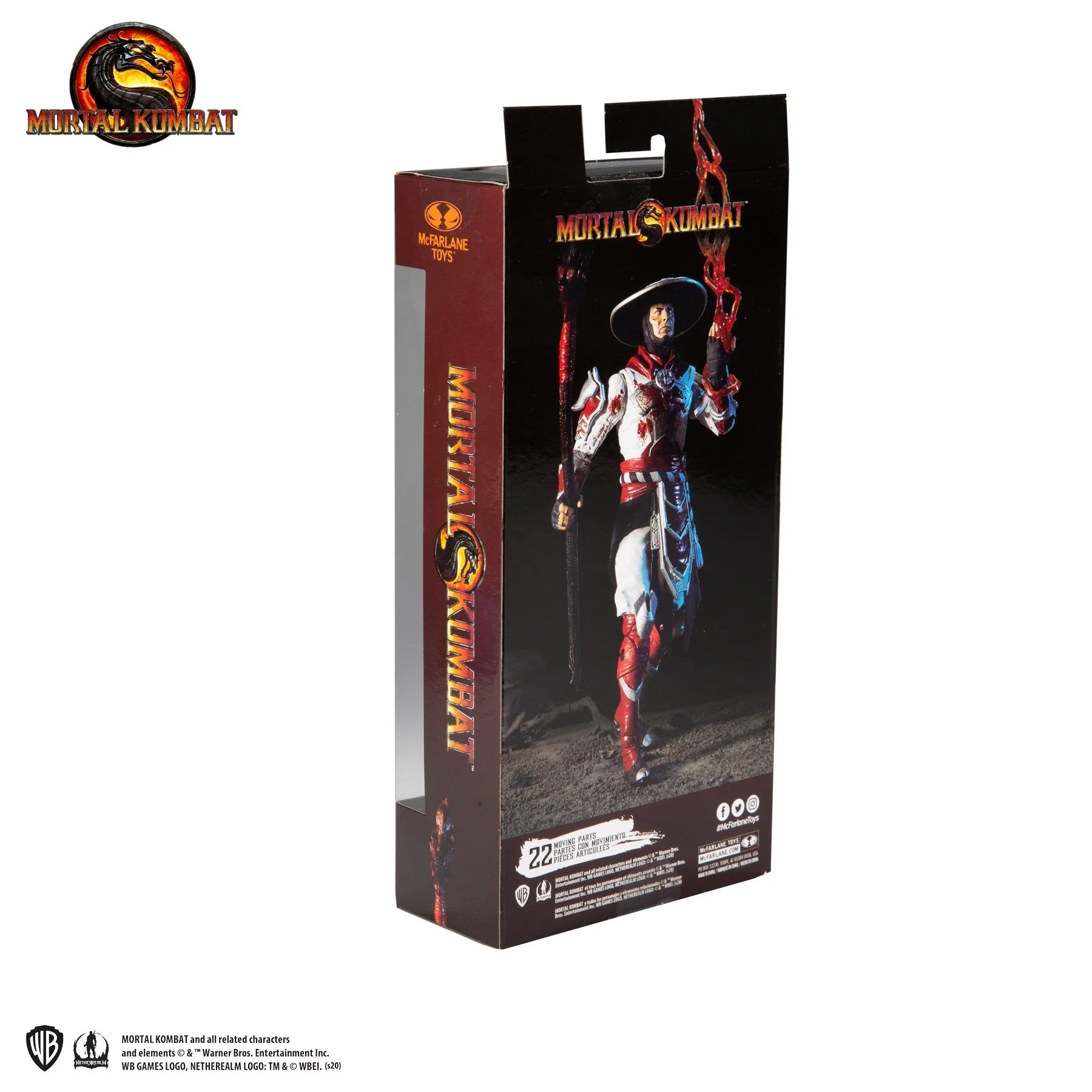 Mortal Kombat Raiden White Hot Fury 7" Action Figure - Image 7