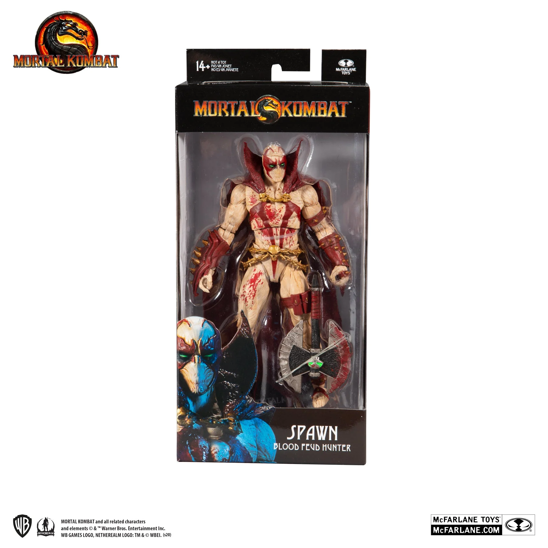 Mortal Kombat Bloody Spawn Blood Feud Hunter 7" Action Figure - Image 7