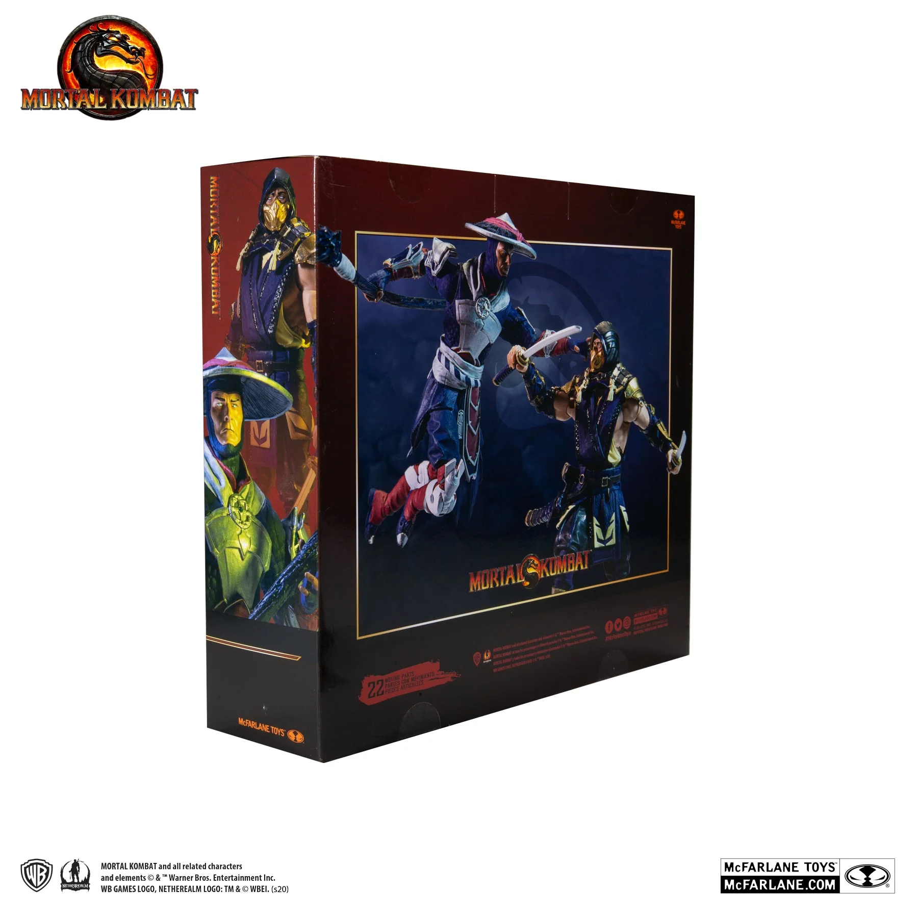 Mortal Kombat Scorpion and Raiden Twin pack 7" Action Figures - Image 11