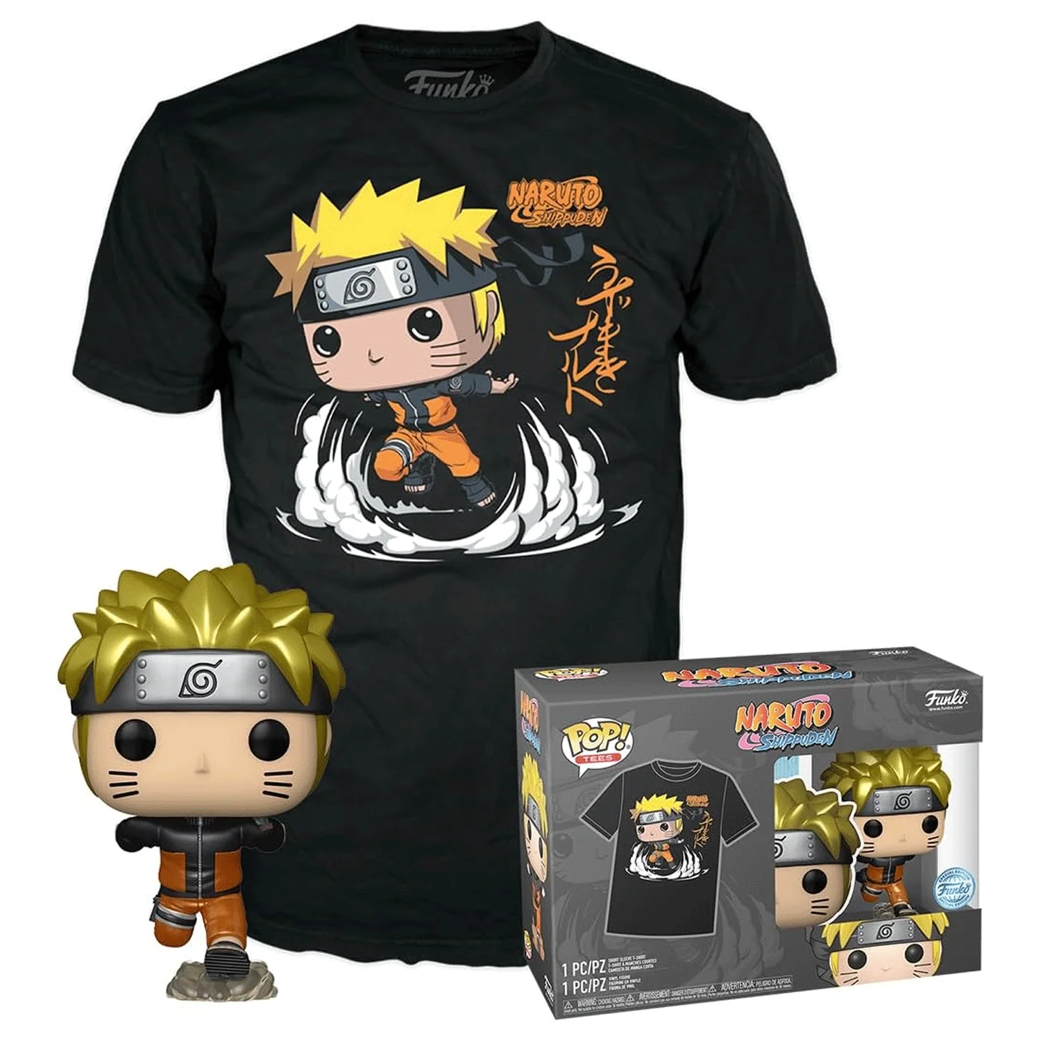 Naruto Run Pop! Vinyl and Tee Set - Image 3