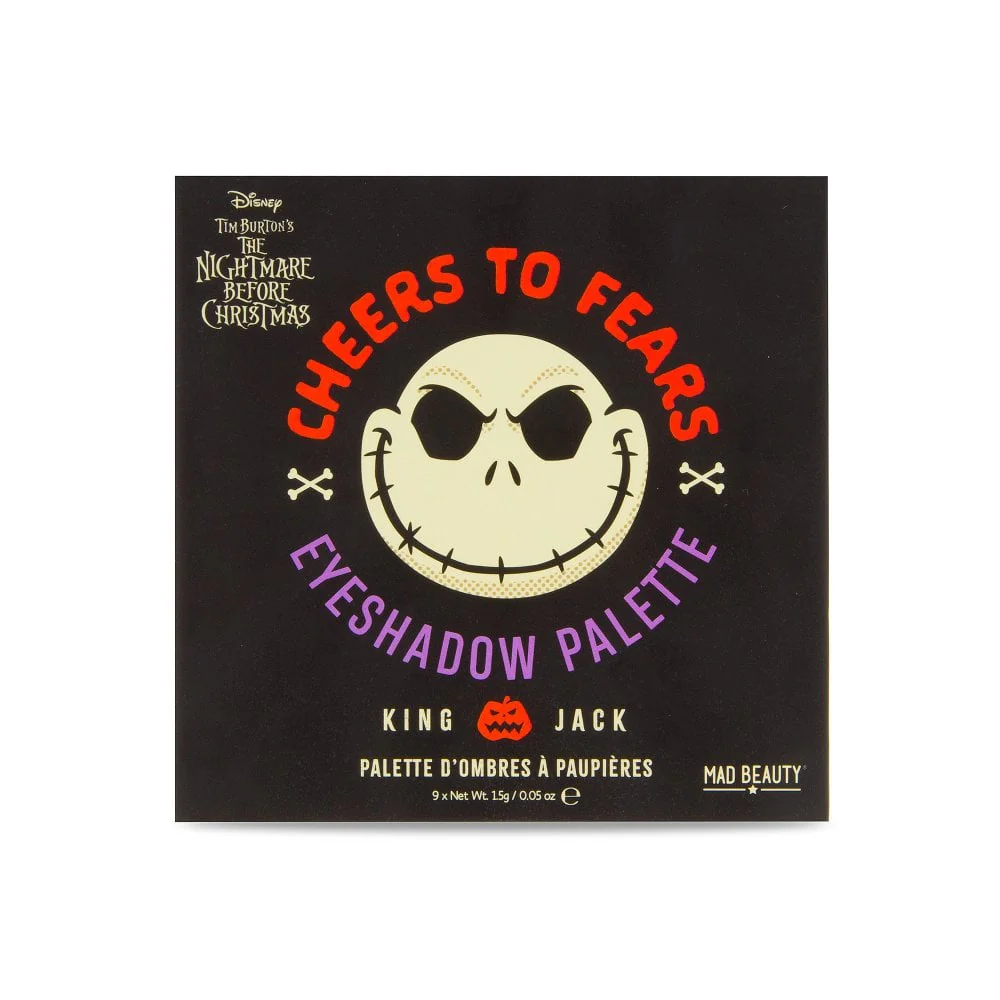 Nightmare Before Christmas Pumpkin King Eyeshadow Palette by Mad Beauty - Image 3