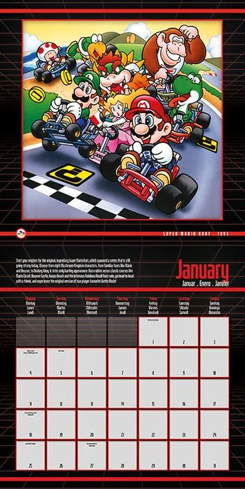 Official Super Nintendo 2021 Calendar - Image 2