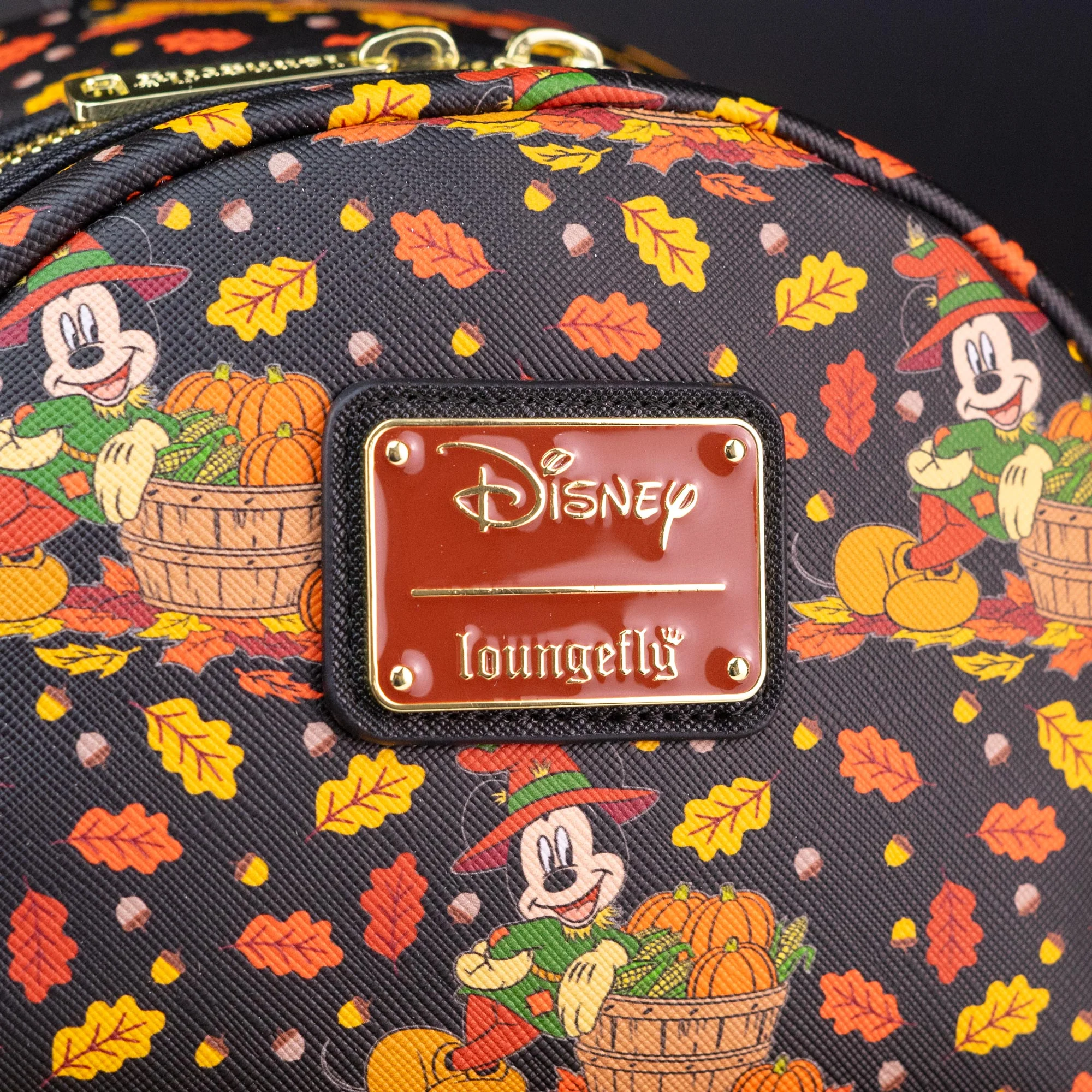 Loungefly x Disney Mickey Mouse Scarecrow AOP Mini Backpack - Image 2