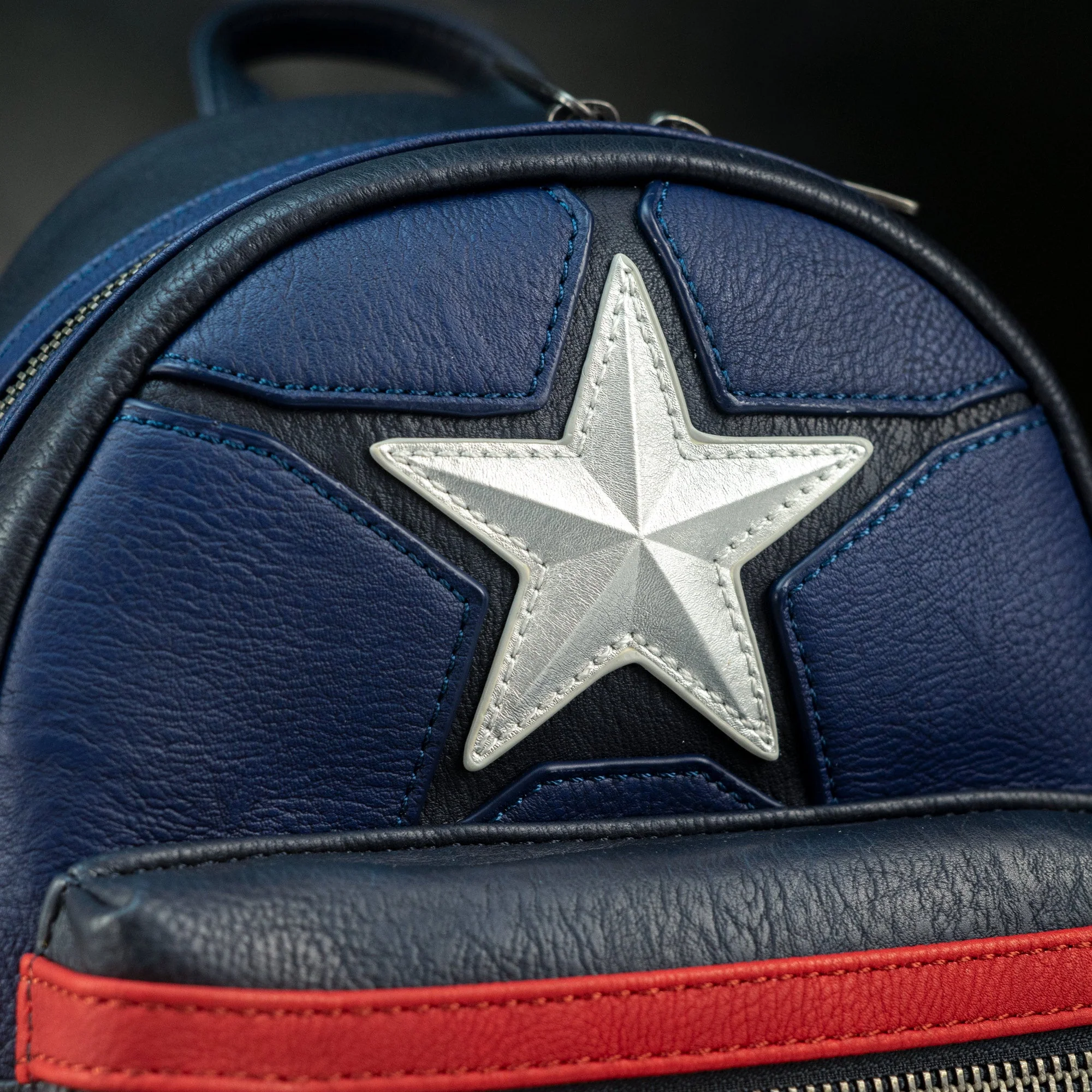 Loungefly x Marvel Captain America Cosplay Mini Backpack - Image 3