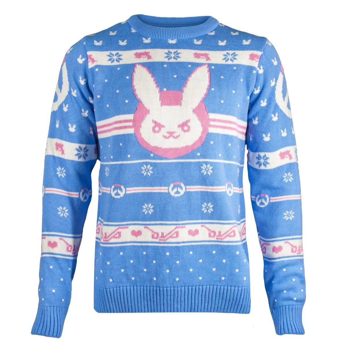 Overwatch D.Va Snow Bunny Knitted Christmas Jumper / Sweater - Image 4