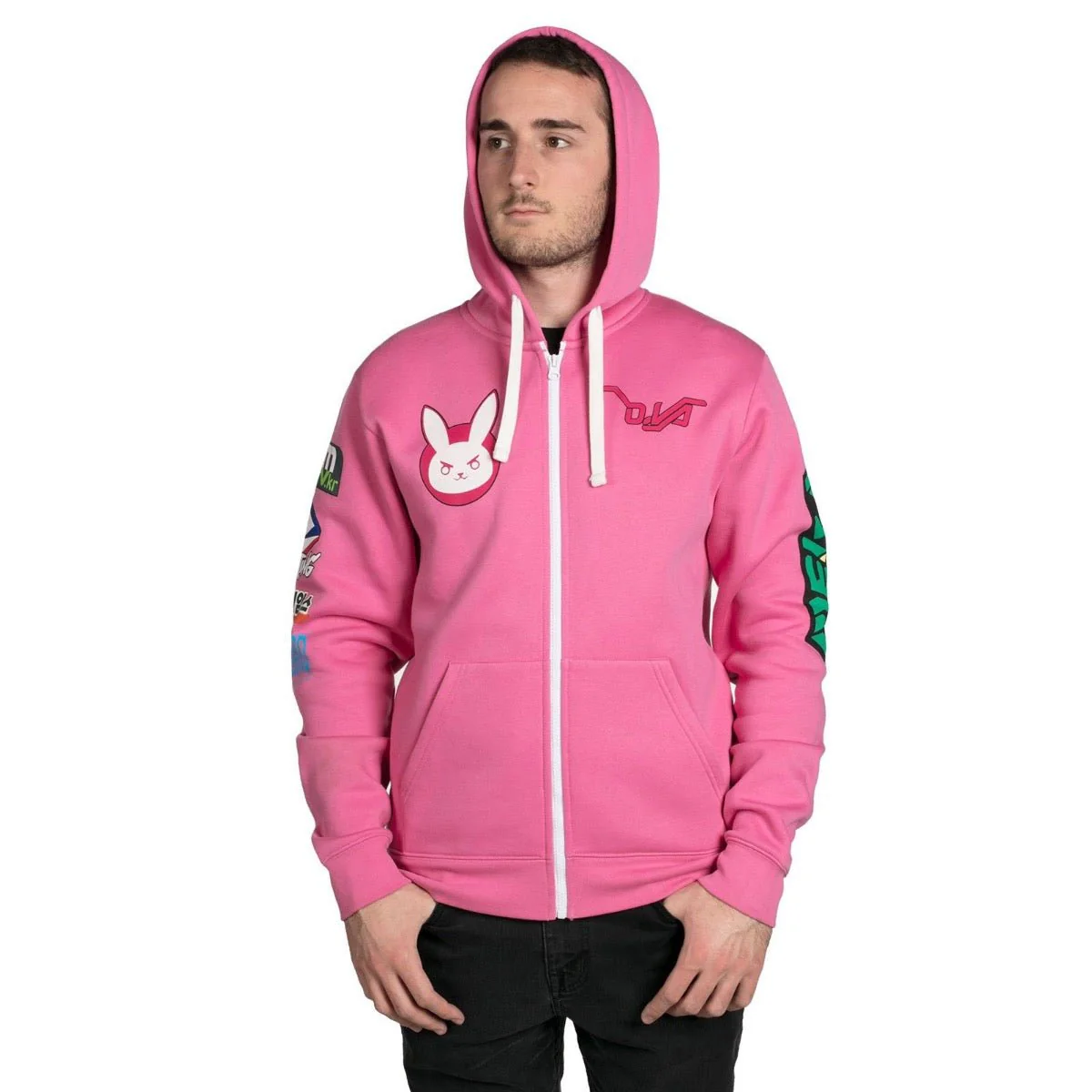 Overwatch D.Va Zip-Up Hoodie - Image 6