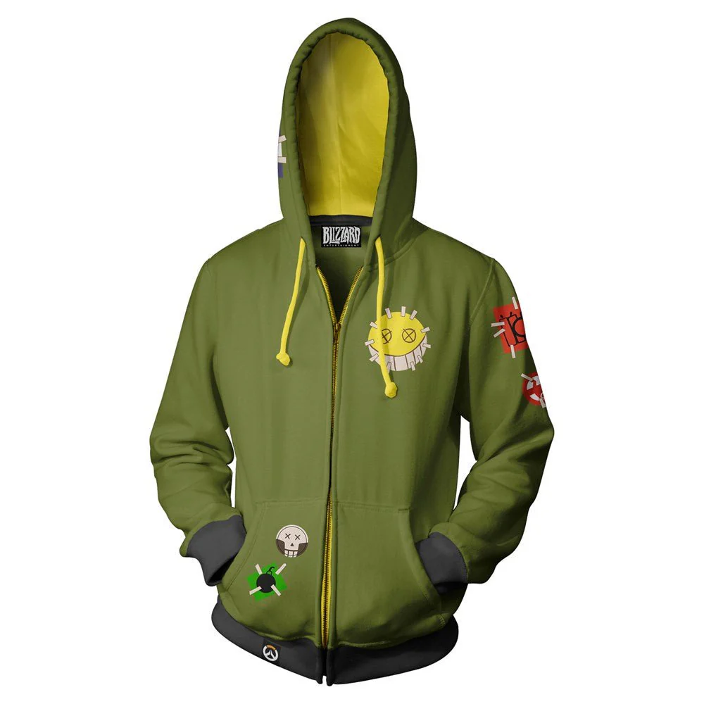 Overwatch Junkrat Zip-Up Hoodie - Image 5