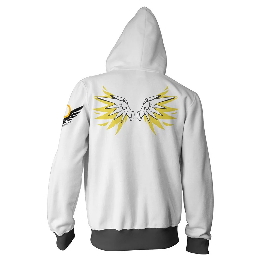 Overwatch Mercy Zip-Up Hoodie - Image 2