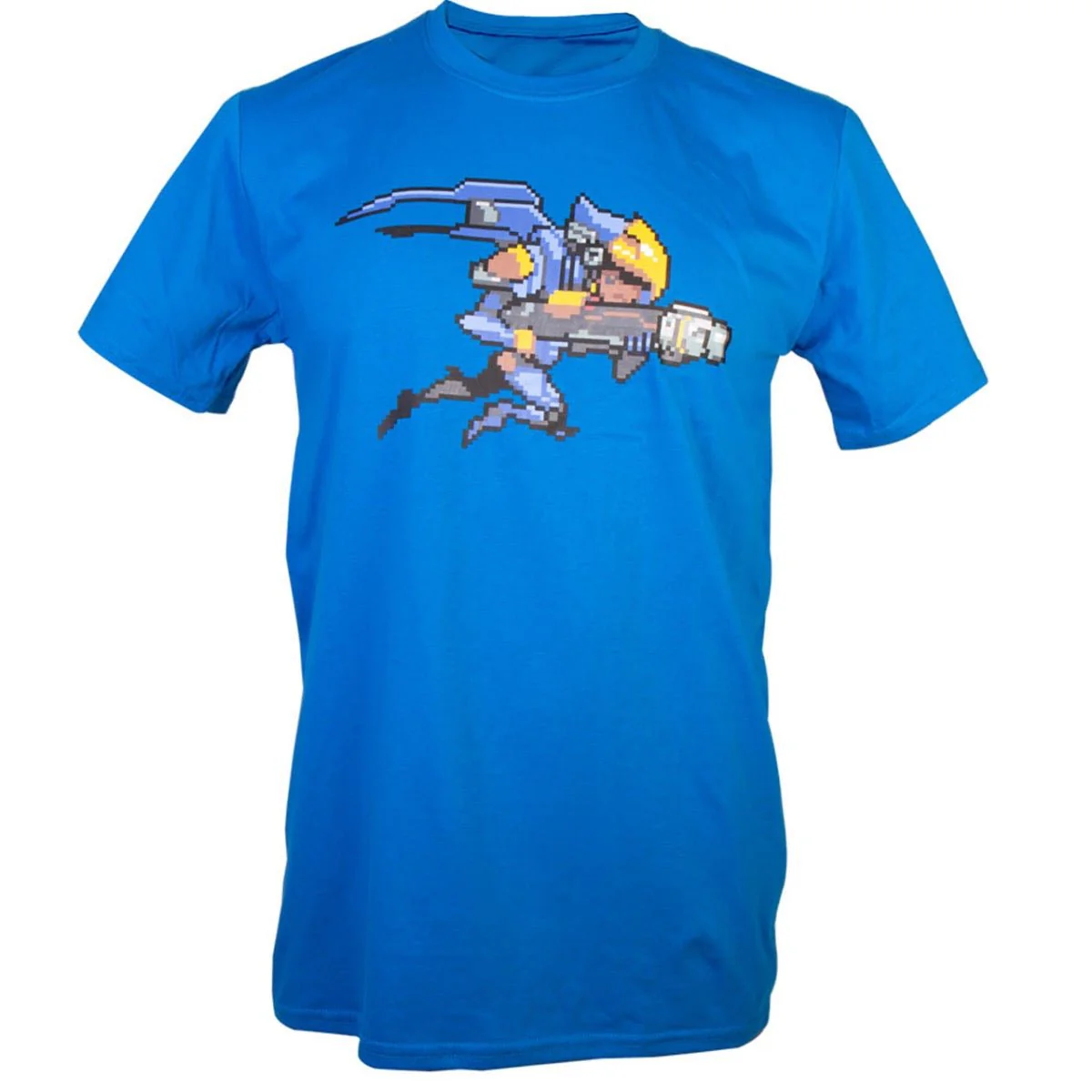 Overwatch Pharah Character Pixel Art T-Shirt - Image 5