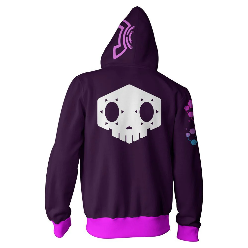 Overwatch Sombra Zip-Up Hoodie - Image 2