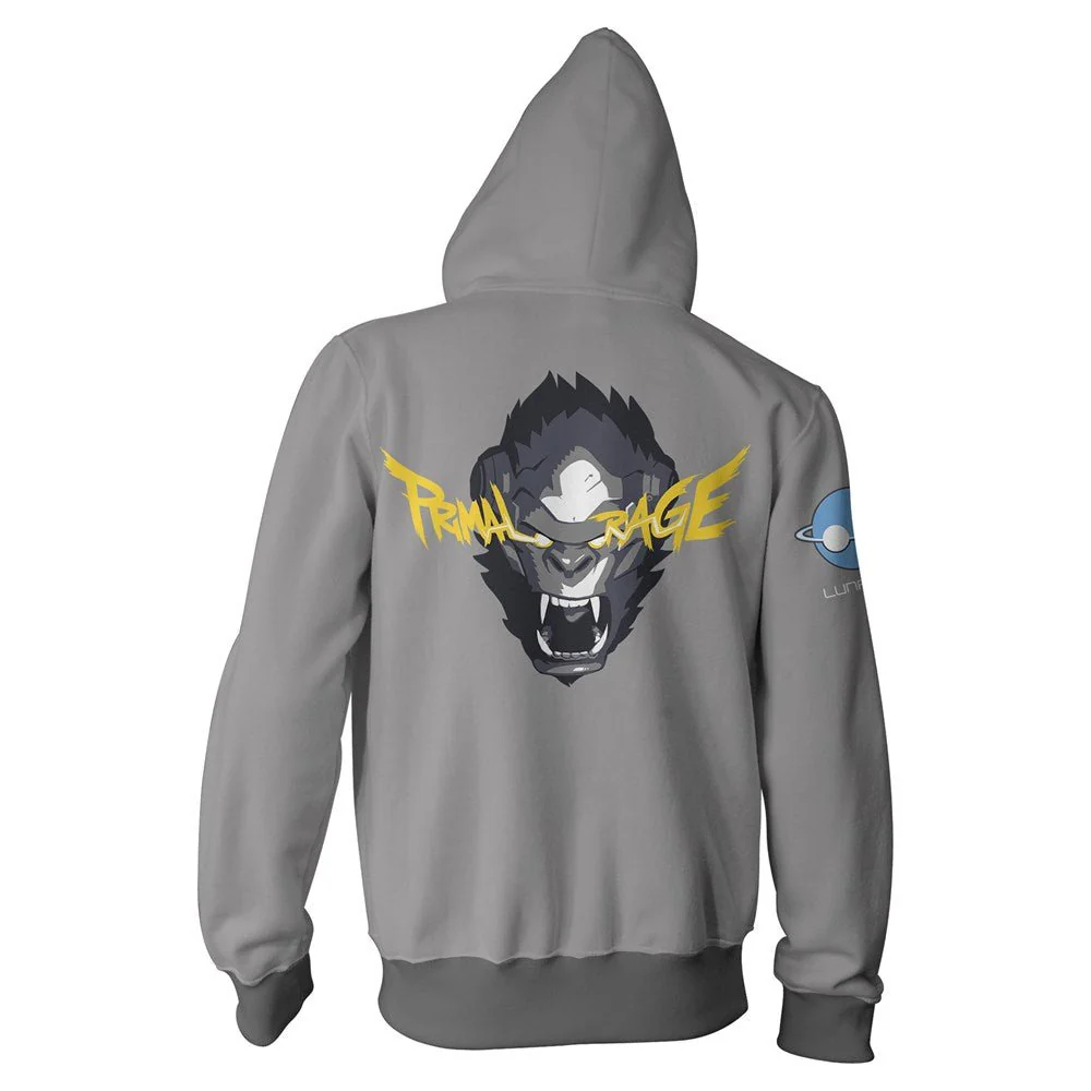 Overwatch Winston Zip-Up Hoodie - Image 2