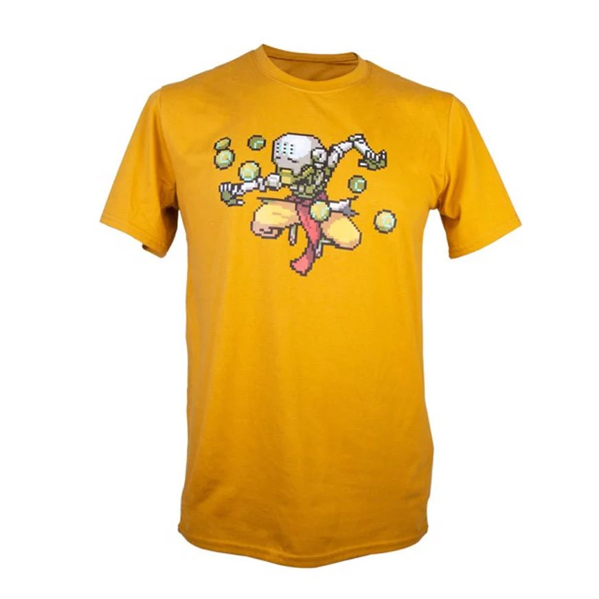 Overwatch Zenyatta Character Pixel Art T-Shirt - Image 2