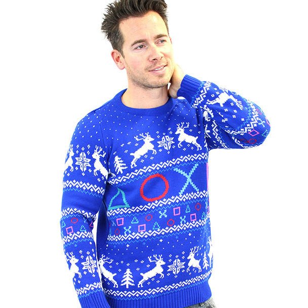 Playstation Symbol Christmas Jumper - Image 2