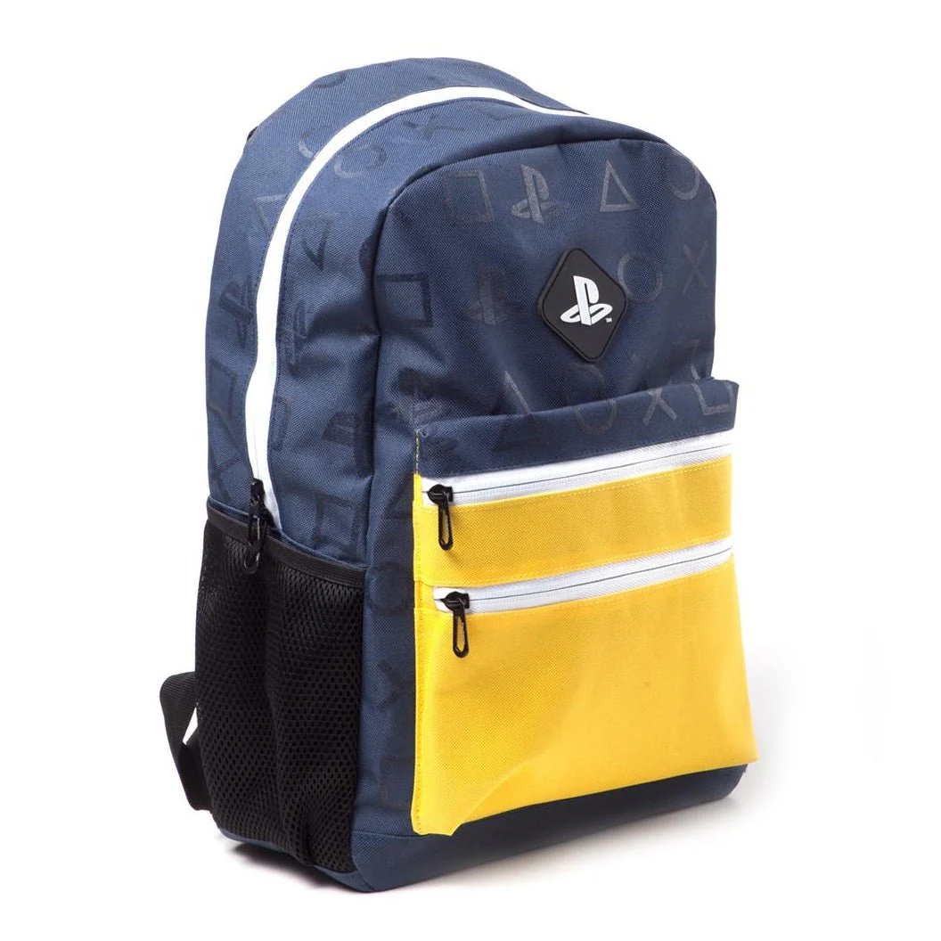Playstation Symbols Blue & Yellow Backpack - Image 2