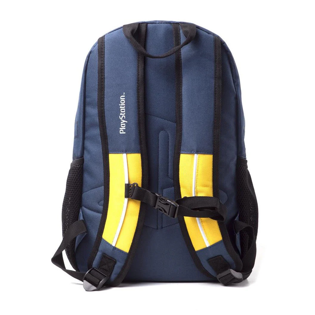 Playstation Symbols Blue & Yellow Backpack - Image 4