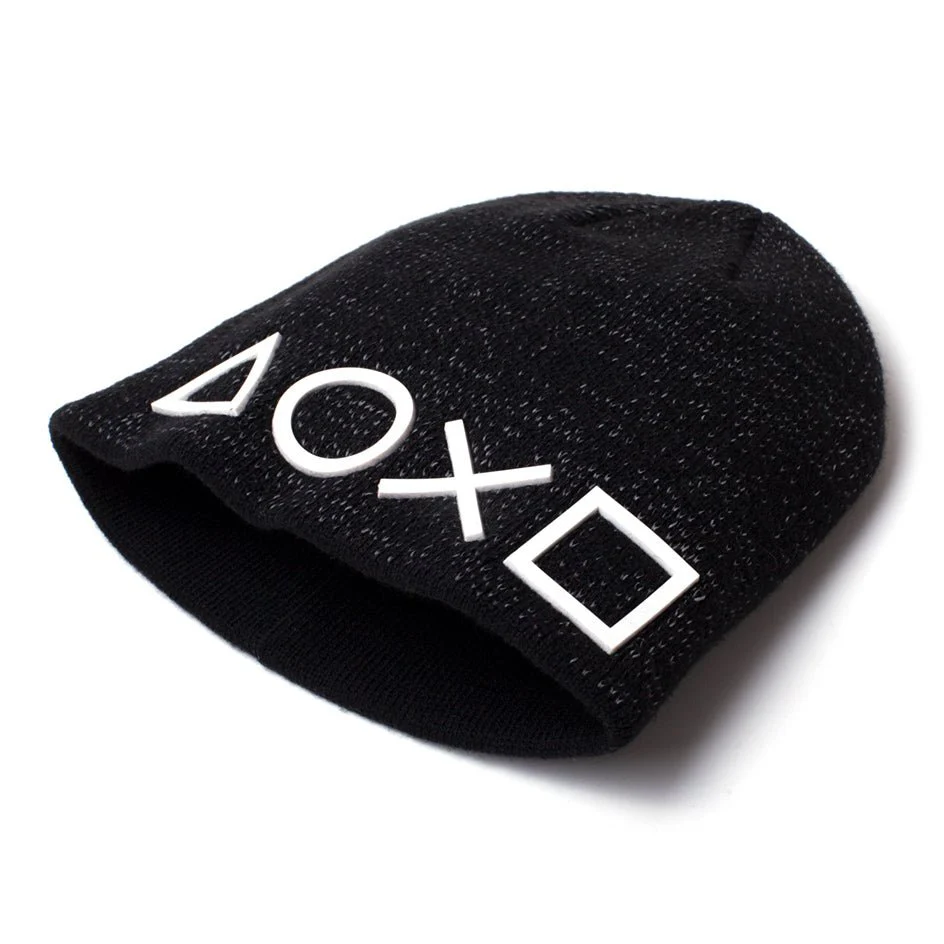 Playstation Symbols Reflective Knit Beanie Hat - Image 3