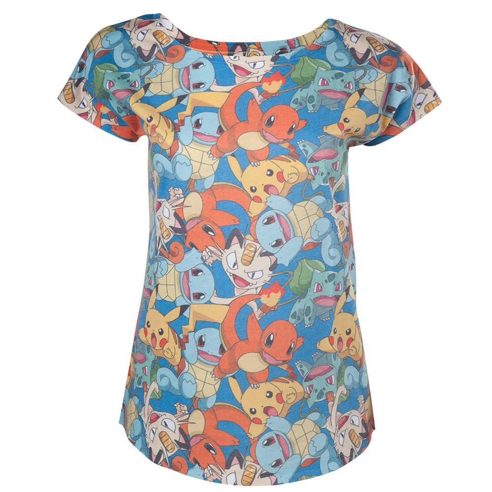 Pokemon Characters All Over Print Ladies T-Shirt - Image 5